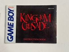 Kingdom crusade gameboy Manual Only