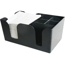Bar Caddy Classic | Plastic Bar Condiment Caddy Black.