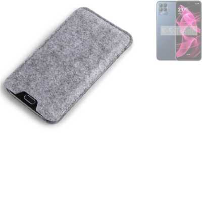 Schutzhülle für T-Mobile REVVL 6x Filz Case Sleeve Tasche Pouch