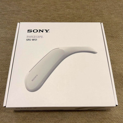 SONY SRS-WS1  Wearable Wireless Neck Speaker  Japan NEW White　game