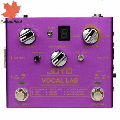 JOYO R series R-16 Vocal LAB Vocal Effector Harmony Reverb 4 VOCALS New Release