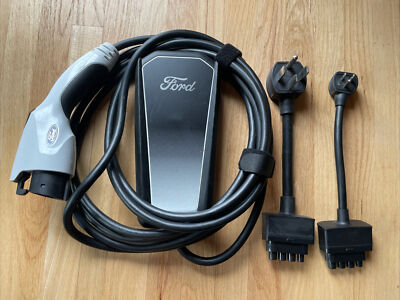 Ford Mach E OEM Car Charger, Charging cable | Level 1 & 2 Connectors |  201-300V | 0-20kW | Black | ABS Plastic | Genuine OEM