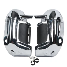 NEW Chrome Lower Vented Leg Fairing Glove Box For Harley-Davidson Touring Models