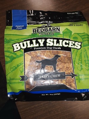 Redbarn Bully Slices 9oz Pet Dog Chews Treats Natural Fresh Beef 1