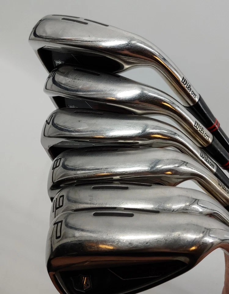 Juego de hierro Wilson Staff Dynapower 5-PW Tensei AV ROJO regular grafito para diestros Foto 2 de 4