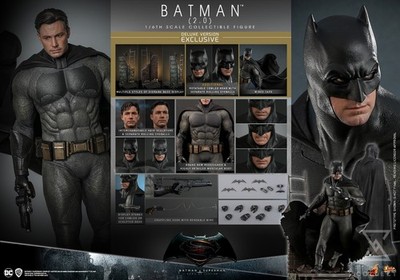 Batman v Superman Hot Toys MMS732- 1/6th scale Batman (2.0)  (Deluxe Version)