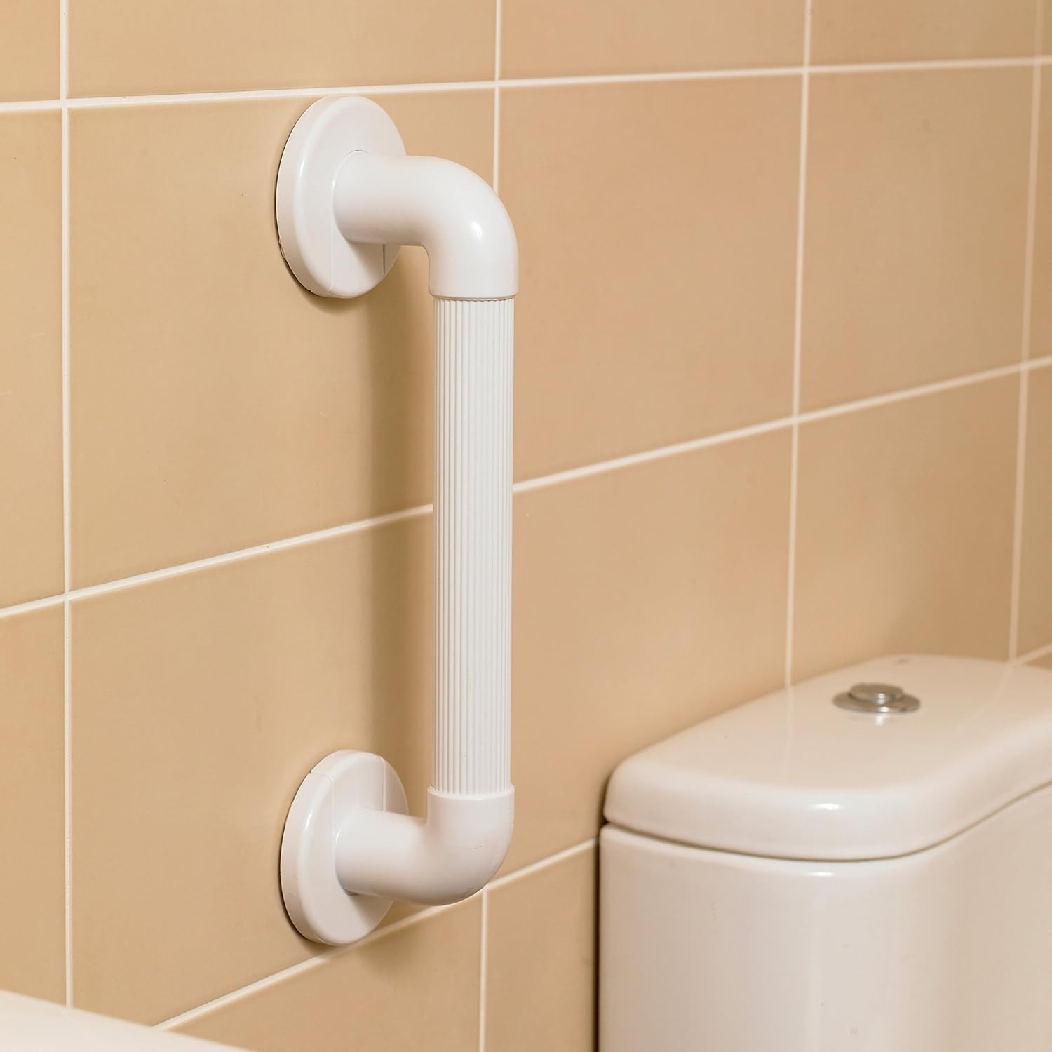 Homecraft Moulded Fluted Grab Rail Durable PVC Safety Rail and Mobility Aid 61cm