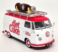 Corgi 1/43 Volkswagen T1 Split Diet Coke Coca Cola Transporter Diecast Model Car