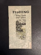 South Bend Bait Co. 1922 Catalog “Fishing: What Baits And When” Nice Condition