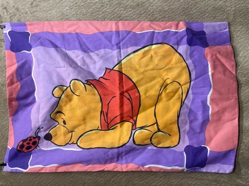 2 Vintage Winnie Puuh Tigger Kissenbezüge Marienkäfer Disney bunt 90er Kinder - Bild 3 von 5