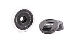 Used Canon EF 40mm f/2.8 STM Pancake Lens White