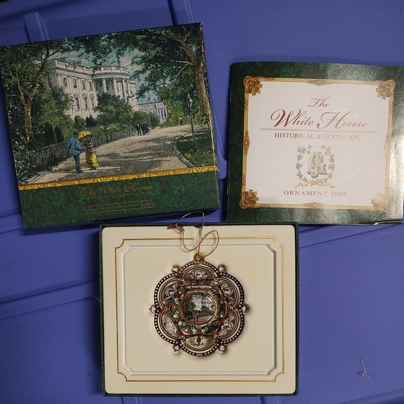 Christmas Ornament - The White House, 2005, Historical Association - New in Box