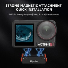 Camera Nylon Quick-Release Magnetic Adapter Base for DJI ACTION 4/5 Pro