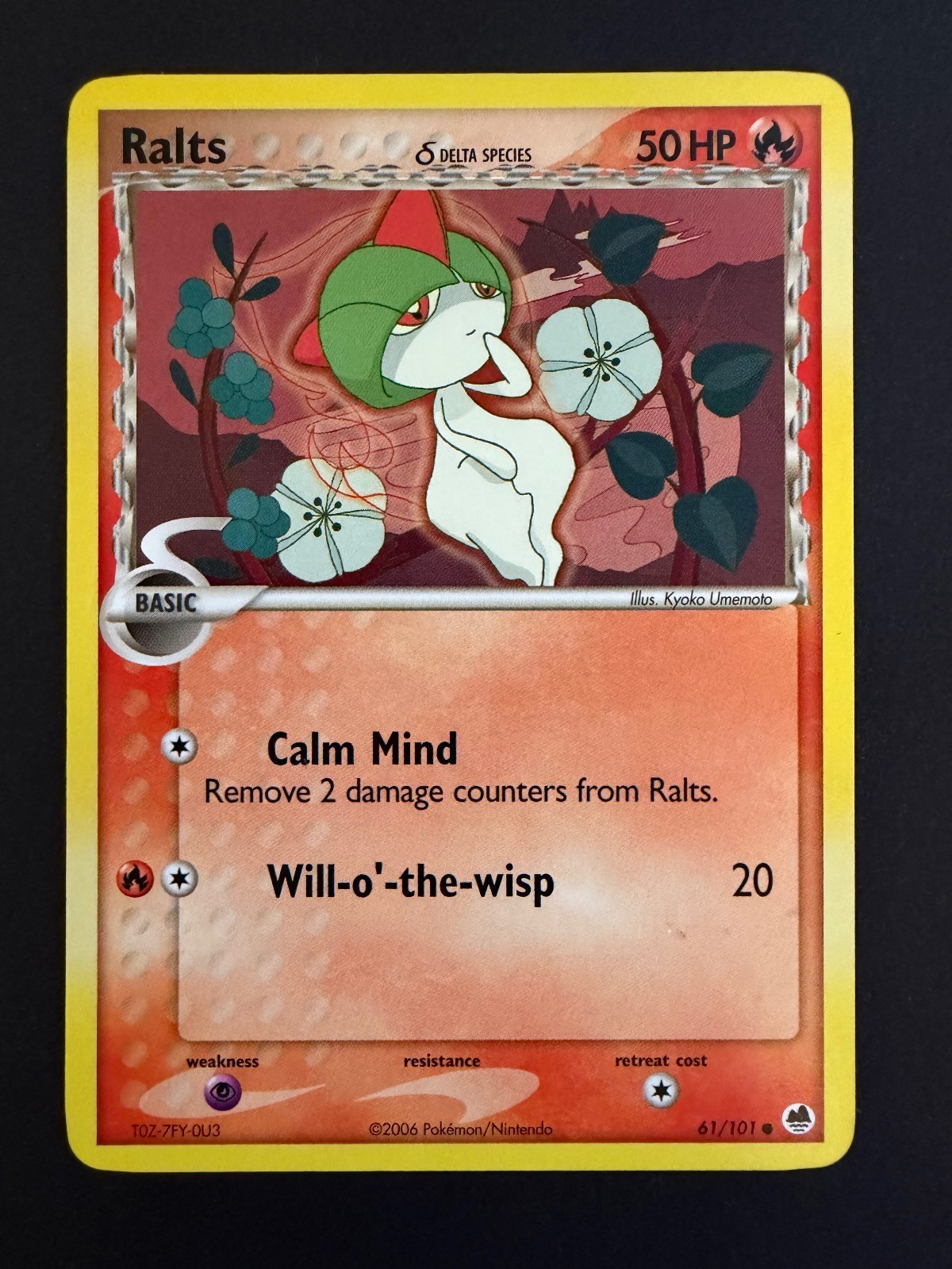 Ralts Dragon Frontiers 2006 61/101 Common Pokemon NM