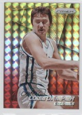 2014-15 Panini Prizm Yellow & Red Mosaic Prizm Louie Dampier #165 HOF 0a1