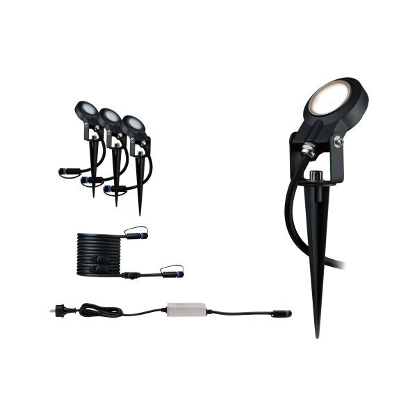 Paulmann Plug & Shine Basisset Erdspieß Sting Outdoor AußEnstrahler-image