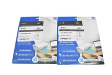 Spartan Industrial 3" X 2" Labels 300 Labels/Pack 2Pk Matte White R011 Template