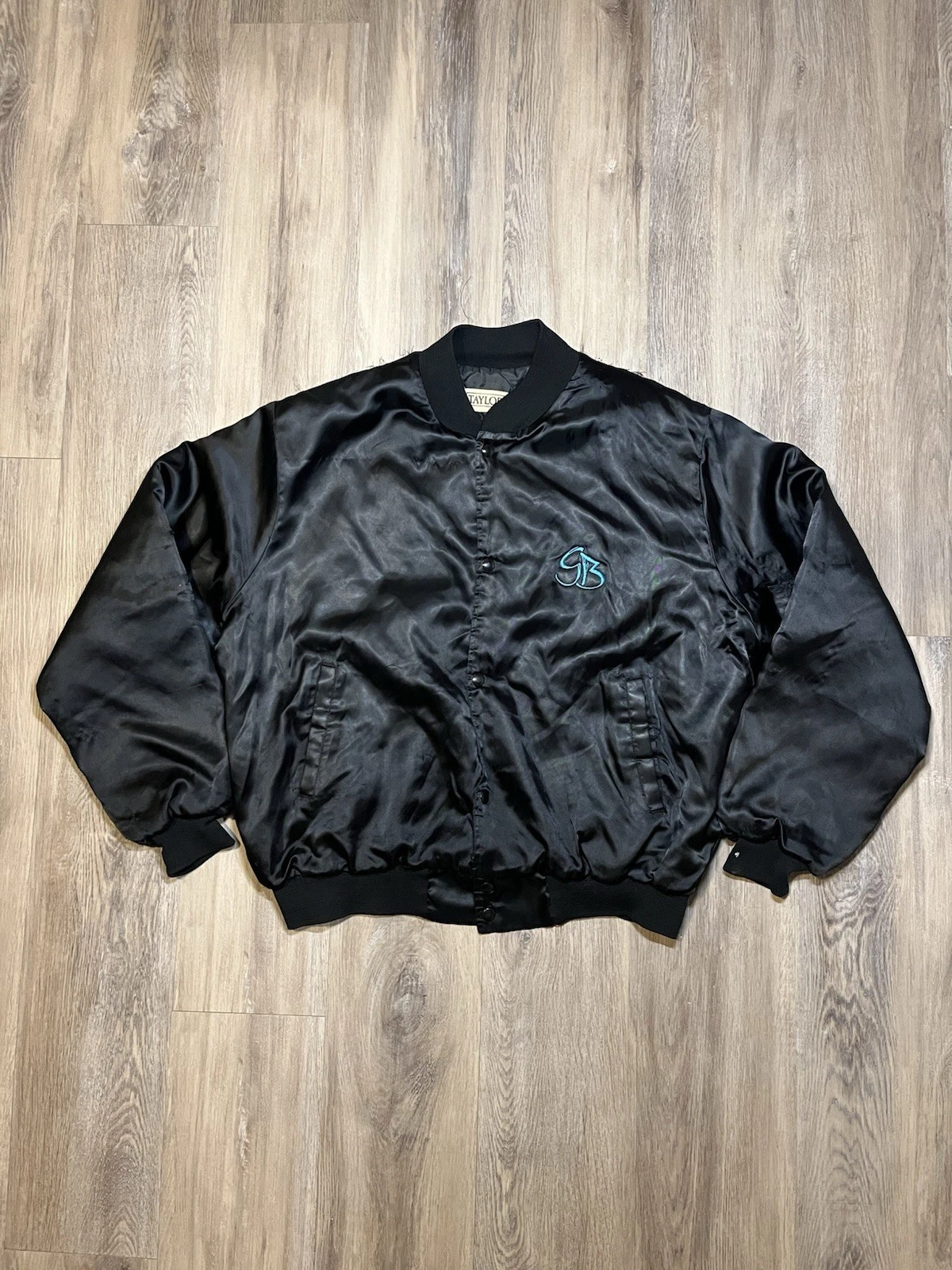 Garth Brooks Satin Bomber Jacket 90’s World Tour Embroidered Sz 3XL
