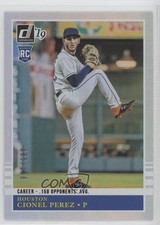 2019 Panini Donruss Retro 1985 Career Stat Line 85/158 Cionel Perez #233 10k8