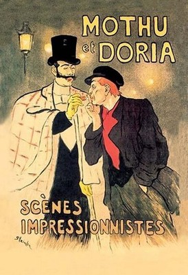 Mothu Doria Scenes Impressionnistes Theophile Alexandre Steinlen Poster Print