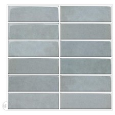AdoDecor Peel and Stick Backsplash for Kitchen - New Upgrade 12" x 12" Large Pre