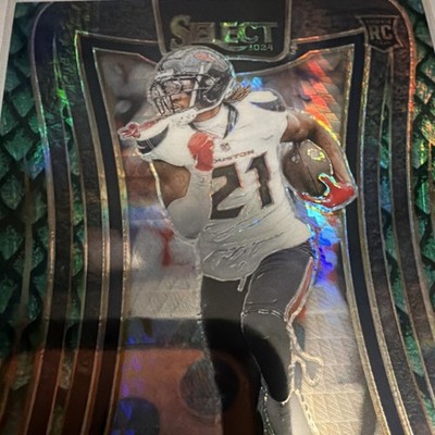 2024 Panini Select Suite Level Calen Bullock #328 Dragon Scale Prizm RC Texans