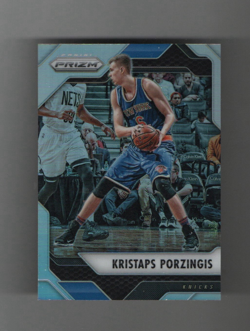 2016-17 Panini Prizm - Kristaps Porzingis #124 Silver Prizms New York Knicks NY