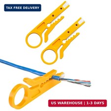 3 Pack Mini Wire Stripper Punch Down Cutter for RJ45 CAT5 CAT6 Network Cable