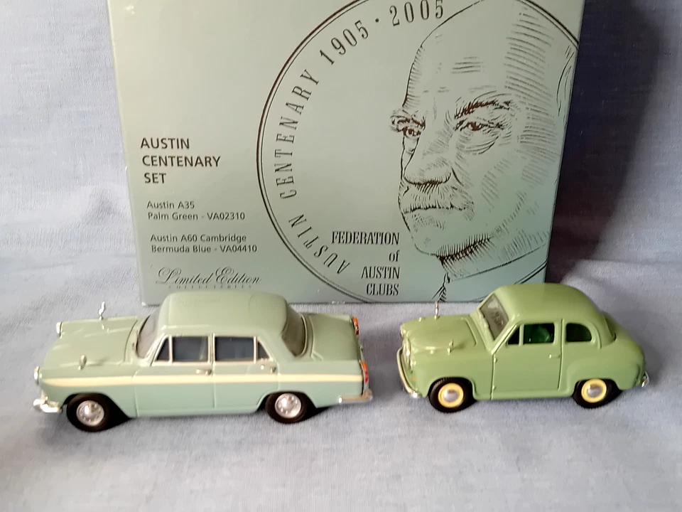 Corgi Vanguards 1:43 - Austin Centenary Set Austin A35 & Austin A60 - AU3002 - Image 3 of 4