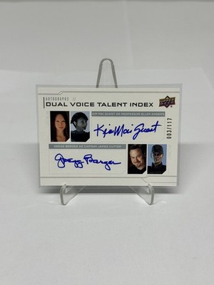 Upper Deck Halo Legacy Collection 003/117 Kim Mai Guest Gregg Berger Dual Auto