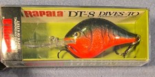 Rapala DT Dives To 8 ft 3/8 oz 2" Body DT08 RCW RED CRAWDAD
