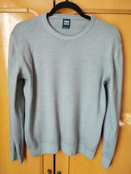 Women Boggi Milano Sweater Grey Cotton 42 / XL /
