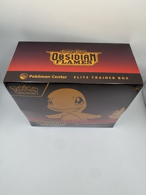 pokemon cards obsidian flames elite trainer box Pokemon Scarlet Violet Obsidian Flames Elite Trainer Box (ETB) main image 0