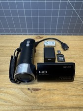Sony Handycam HDR-CX440 9.2MP Camcorder Video Camera Black w/60x Zoom