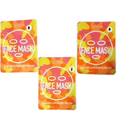 LOT OF 3 KOCOSTAR Camouflage FACE Skin Care Mask 1 Sheet Each