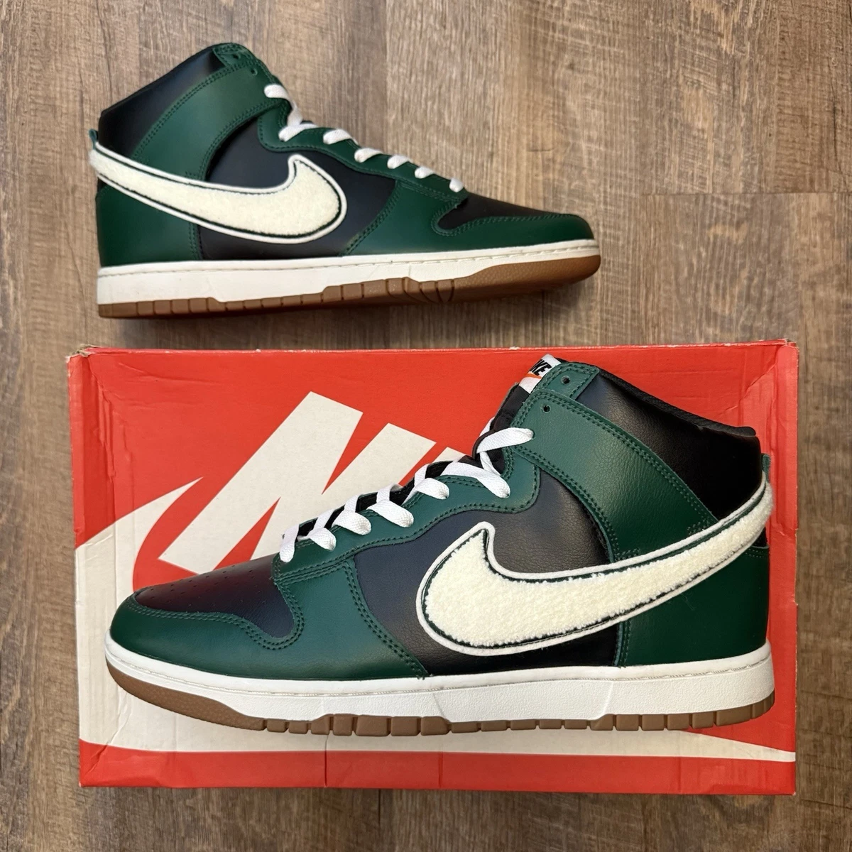 Preços baixos em Nike Dunk High Chenille Swoosh | eBay