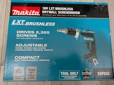 MAKITA XSF03Z LXT Brushless Lithium-Ion Drywall Screwdriver Push Drive Gun - NIB