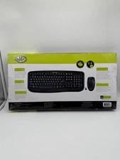 Gear Head KB5150W Wireless Keyboard & Optical Mouse Combo 2.4GHz USB Receiver
