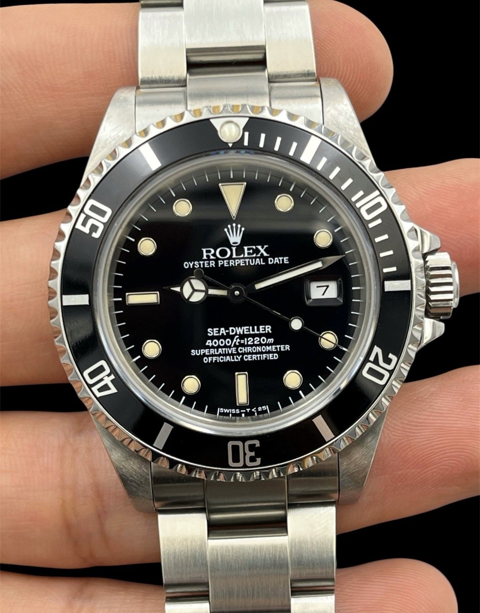 1991 Rolex Sea-Dweller 16600 40mm Date - Nice Patina - Excellent