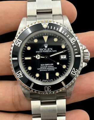 1991 Rolex Sea-Dweller 16600 40mm Date - Nice Patina - Excellent Condition