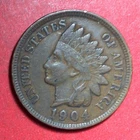 1904 US Indian Head Cent! XF! SHARP! Old US Coin!