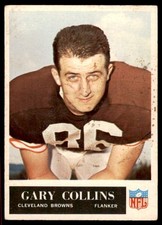1965 Philadelphia #32 GARY COLLINS Cleveland Browns VGEX (wax, pen back)