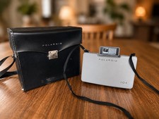 Vintage Polaroid Land Camera Automatic 104 w/ Case Flash Bulbs Untested