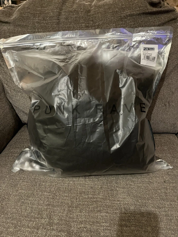 “Punk Rave” WQ-613LQF Goth Gorgeous Print Dress (size M) (black) - Image 3 of 4