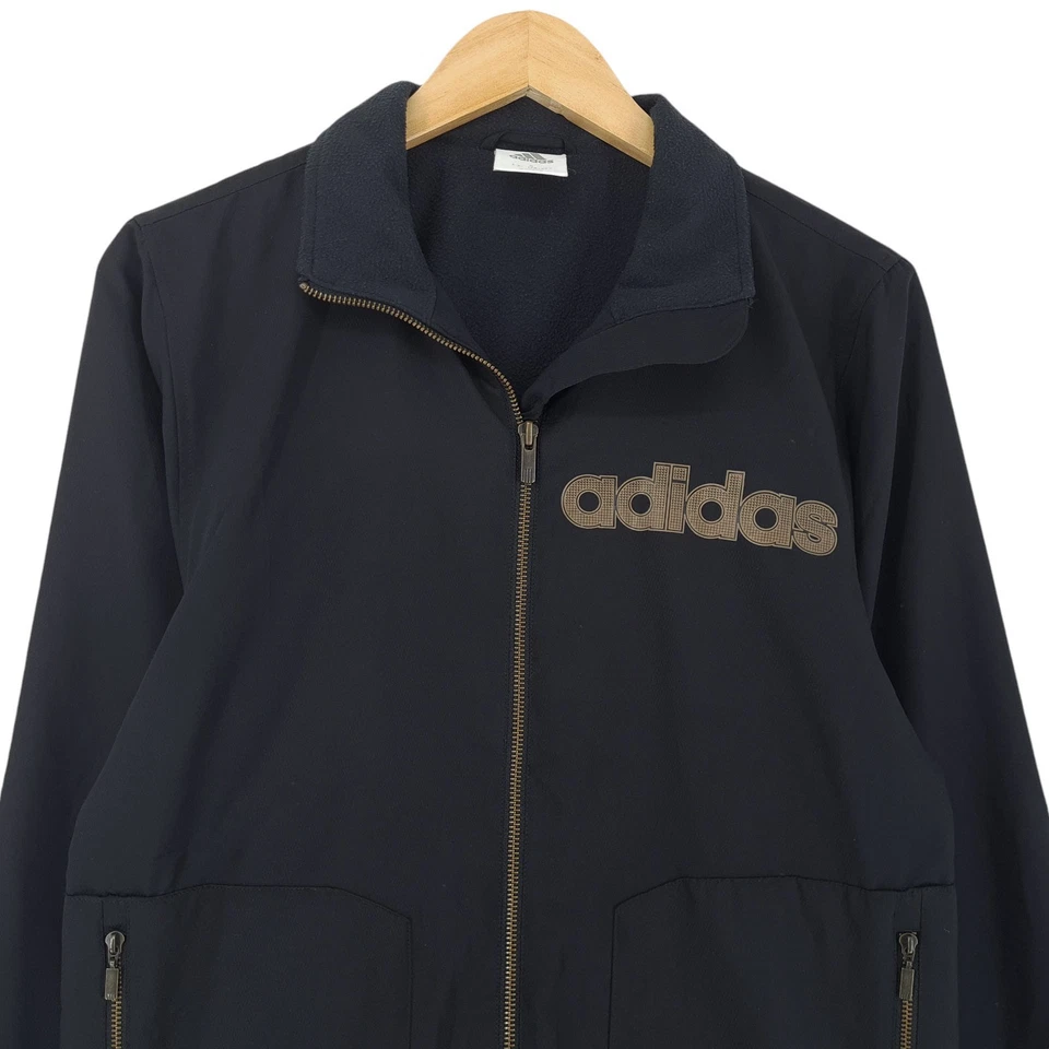 Jaqueta de atletismo vintage Adidas masculina preta Is3 tamanho P - Imagem 2 de 4