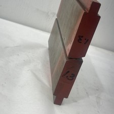 1.3 Mm Offset Brake Dies. Press Brake Tooling. 1/2” Tang Metric Offset 9” Long