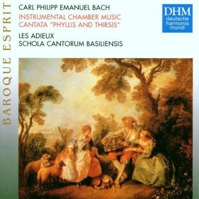 Les Adieux CPE Bach: Instrumental Chamber Music / Cantata ''Phyllis & Thirsi (CD)