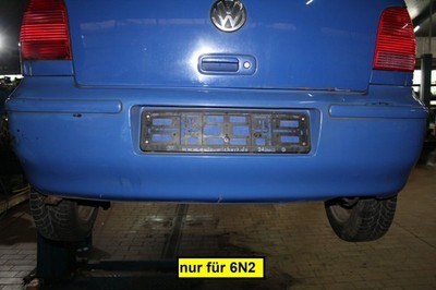 Stossfänger/ Stoßstange Hinten VW Polo 6 N/6 KV Farbe Surfblau ( LA5C )