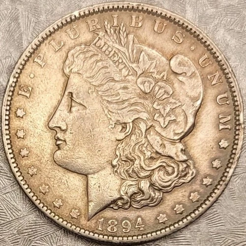 1894-O Morgan Silver Dollar - Looks XF/AU - TONED BETTER DATE!