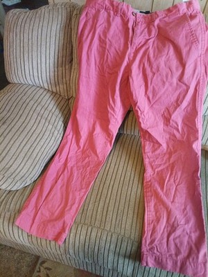 pink casual pants women Tommy Hilfiger 34/30 SIZE 
